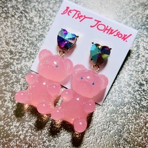 BETSEY JOHNSON: GUMMY BEAR DROP EARRINGS